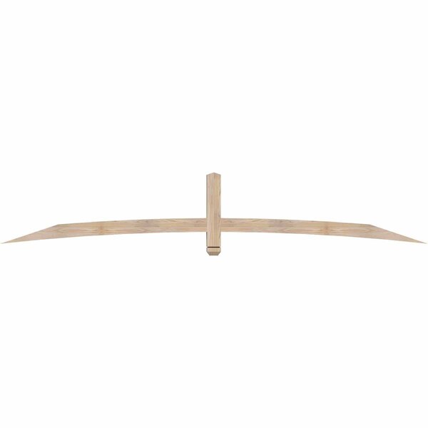 Ekena Millwork Bellingham Smooth Timber Gable Bracket, Douglas Fir, 108"W x 18"H x 3 1/2"D x 3 1/2"F, 4/12 Pitch GBW108X18X0404BEL00SDF - main